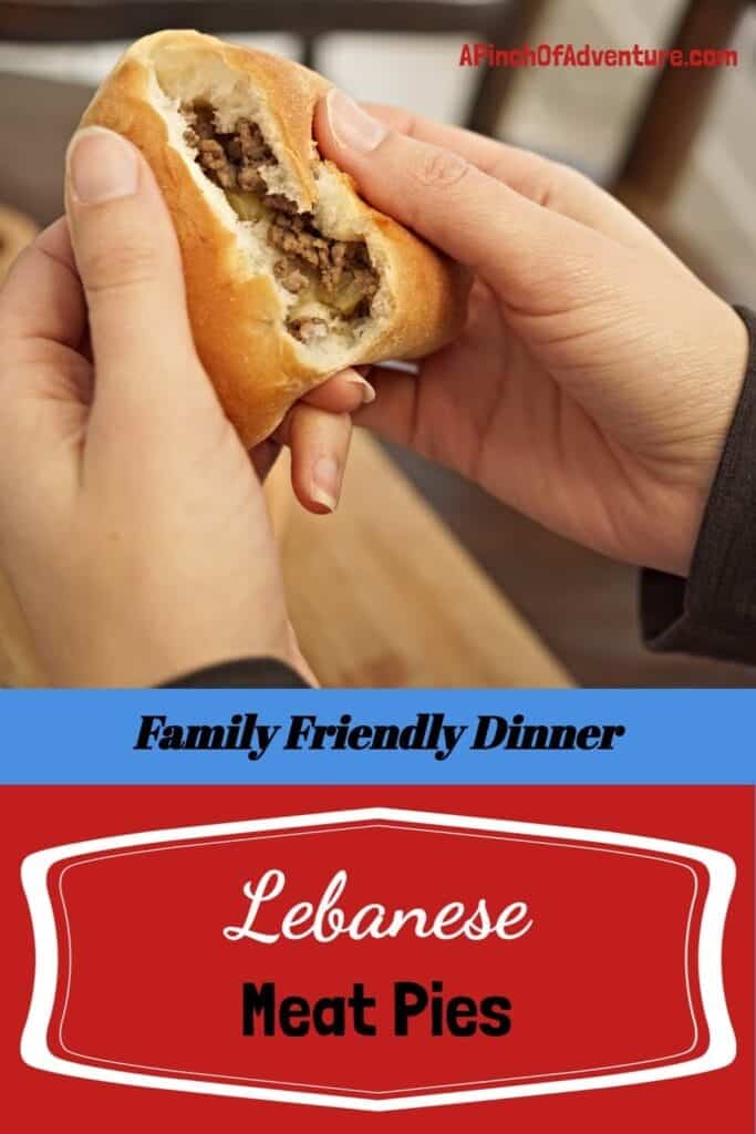 Lebanese meat pies are a traditional savory pastry filled with ground beef (or lamb), onions, celery, Mediterranean spices and lemon and baked until golden brown. It is perfect doughy bread with amazing ground beef filling shaped like a triangle and served as a main dish or as an appetizer. -APinchOfAdventure