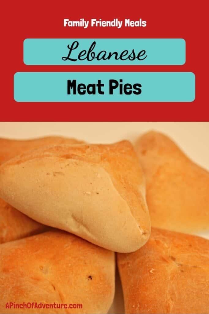 Lebanese meat pies are a traditional savory pastry filled with ground beef (or lamb), onions, celery, Mediterranean spices and lemon and baked until golden brown. It is perfect doughy bread with amazing ground beef filling shaped like a triangle and served as a main dish or as an appetizer. -APinchOfAdventure