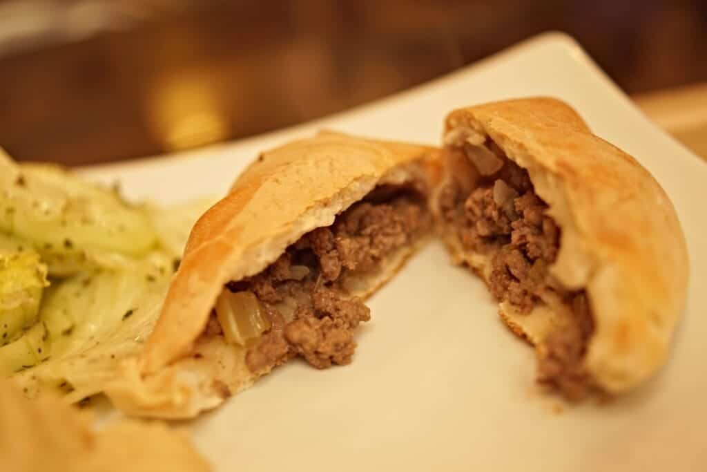 Lebanese Meat pies, beef fatayer, or sfeeha bil lahme